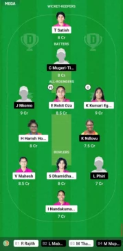 UAE-W vs ZM-W Dream11 Team for 5th match