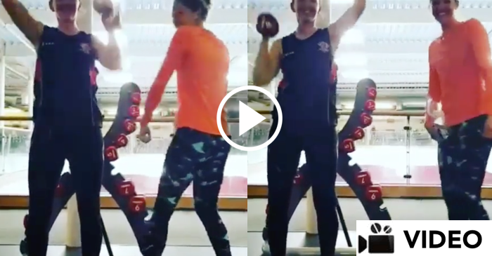 WATCH: Sarah Taylor, Kate Cross’ comical dance move in the gym goes viral