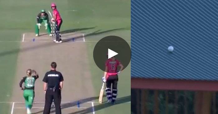 WATCH: Ashleigh Gardner hits a gigantic six, ball lands on the stadium roof