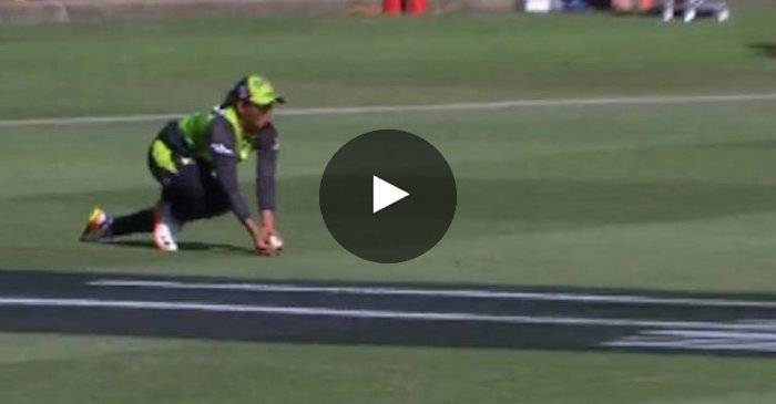 VIDEO: Harmanpreet Kaur grabs a stunning catch to seal the win for Sydney Thunder