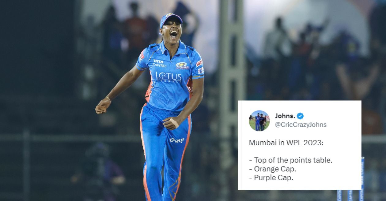 WPL 2023 [Twitter Reactions]: All-round Hayley Matthews steers Mumbai to comfortable win over Bangalore