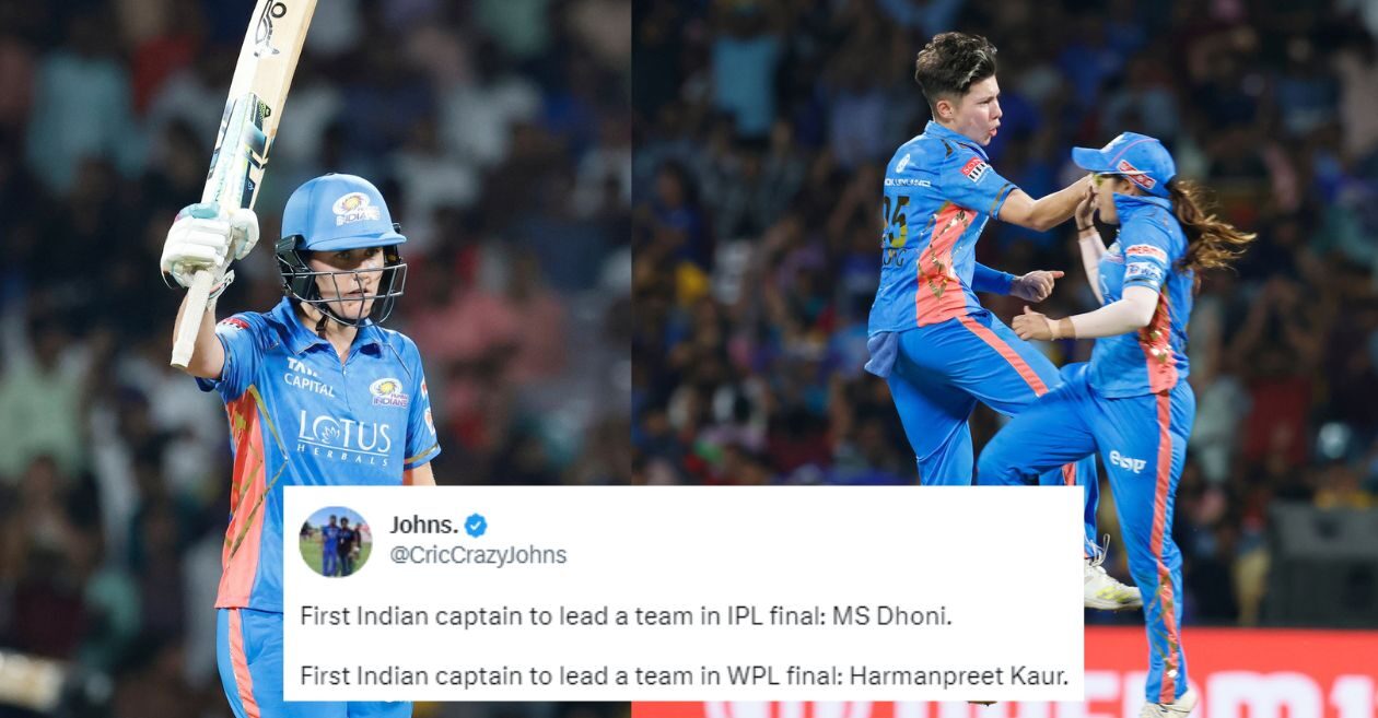 Twitter reactions: Nat Sciver, Issy Wong steer Mumbai Indians to WPL final after big win over UP Warriorz