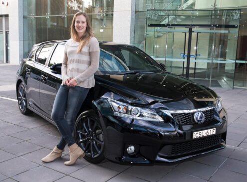 Ellyse Perry's car