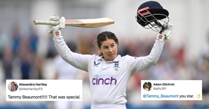 Women’s Ashes: Twitter erupts as Tammy Beaumont smashes England’s highest-ever individual score in Test cricket