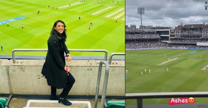 Smriti Mandhana enjoys watching 5th Ashes Test at KIA Oval ahead of The Women’s Hundred