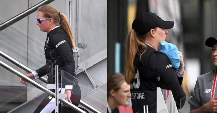 England star Sophie Ecclestone hospitalized following shoulder injury during warm-up session at The Hundred Women 2023