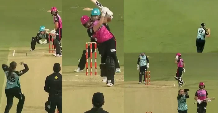 WATCH: Brisbane Heat faces 5-run penalty over Amelia Kerr’s unusual ball collection with towel | WBBL 2023