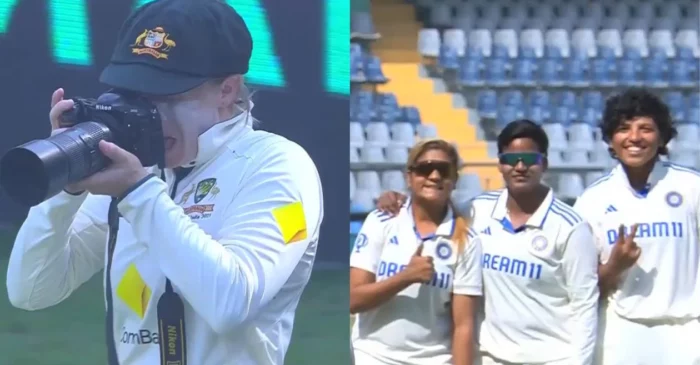 WATCH: Alyssa Healy becomes photographer to document India’s historic Test victory over Australia