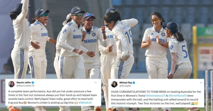 Twitter reactions: Clinical India register historic win against Australia in the one-off Test at Wankhede