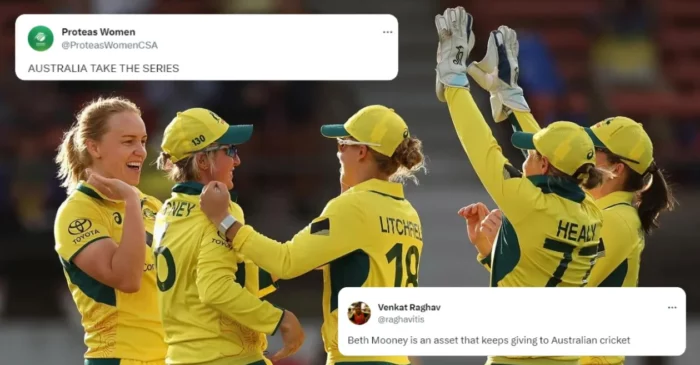 Twitter reactions: Beth Mooney, Tahlia McGrath star in Australia’s series-clinching win over South Africa Women in 3rd ODI at Sydney