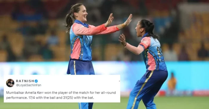 Twitter reactions: Sizzling bowling show from Amelia Kerr and Shabnim Ismail lead Mumbai Indians to win over Gujarat Giants in WPL 2024