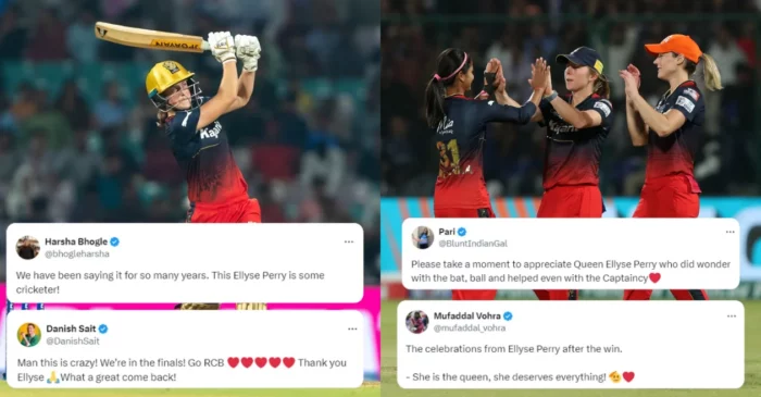 ‘She’s a queen’: Fans react as Ellyse Perry’s all-round effort helps RCB eliminate Mumbai Indians and secure final berth in WPL 2024