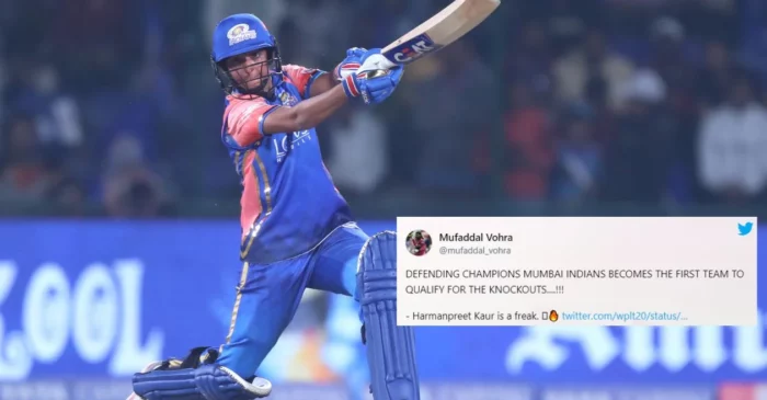 Twitter reactions: Harmanpreet Kaur’s blistering knock help Mumbai Indians secure playoffs spot with a thrilling win over Gujarat Giants in WPL 2024