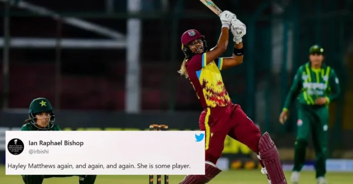 Twitter erupts as Hayley Matthews’ all-round effort drives West Indies to a series-clinching win over Pakistan in 3rd Women’s T20I