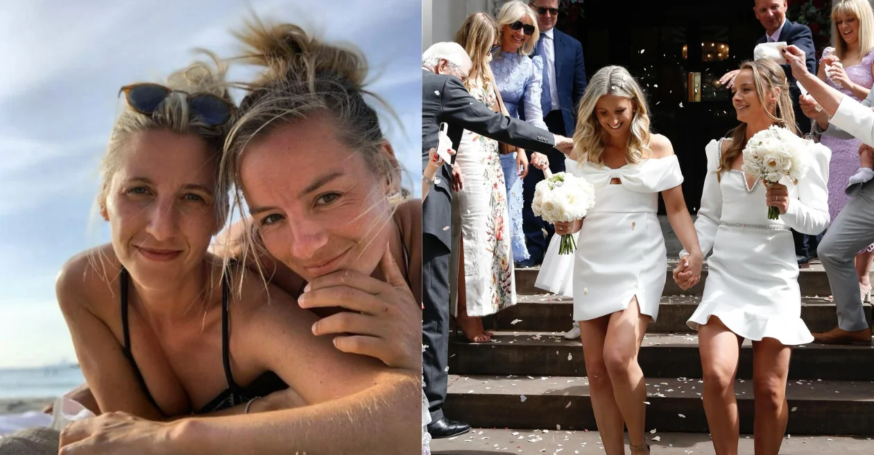England all-rounder Danni Wyatt marries her longtime partner Georgie Hodge; pics go viral