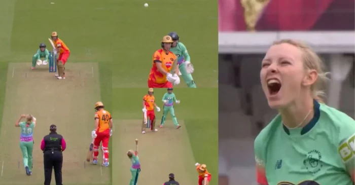 WATCH: Sophia Smale’s stunning one-handed catch takes out Sophie Devine in The Hundred Women’s 2024