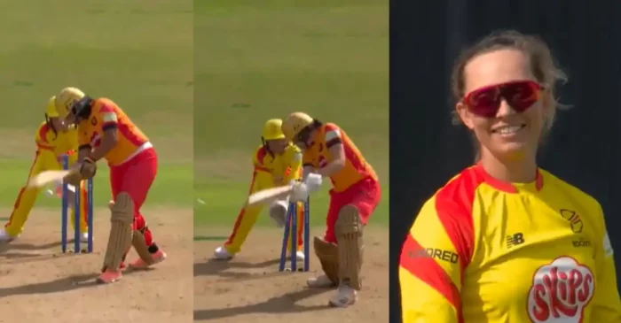 WATCH: Ashleigh Gardner cleans up Richa Ghosh and Emily Arlott with back-to-back yorkers in The Hundred Women 2024