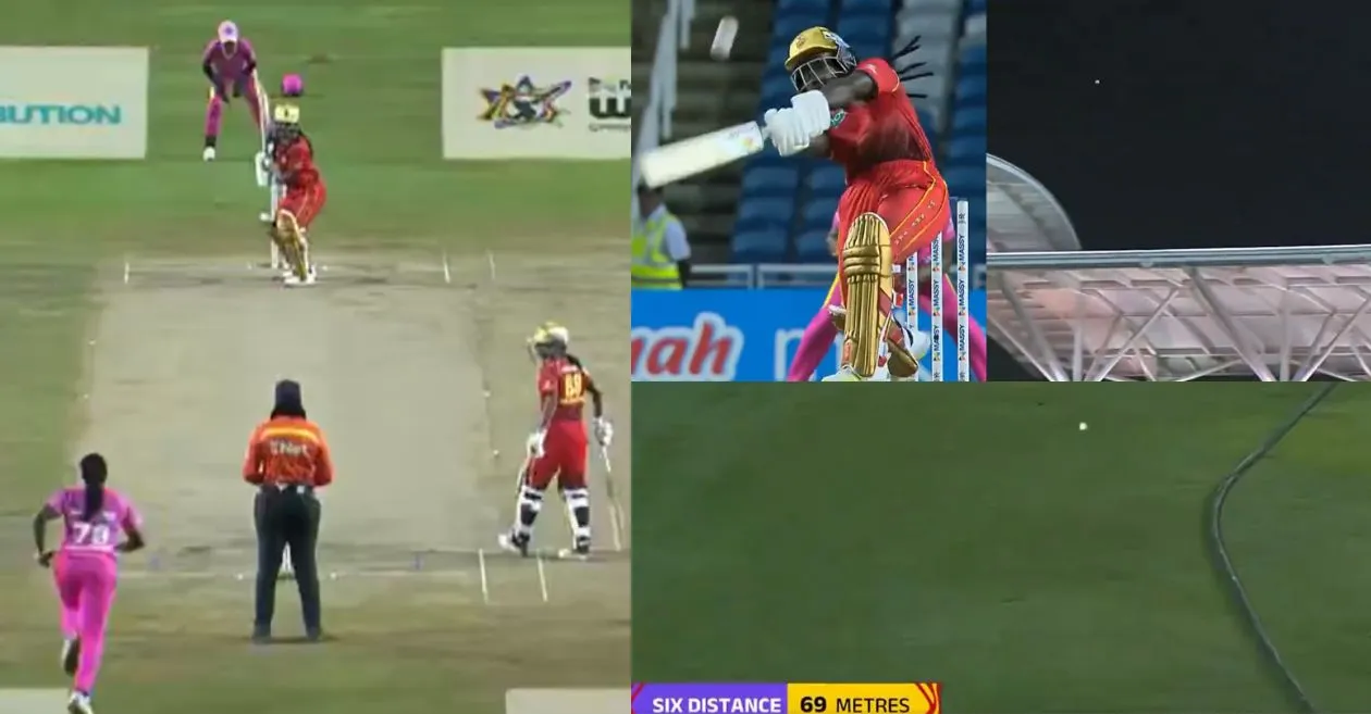 WATCH Deandra Dottin slogs Aaliyah Alleyne out of the park in WCPL