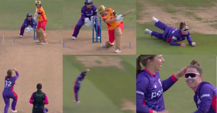 WATCH: Katie Levick falls to Linsey Smith’s jaw-dropping catch in The Hundred 2024