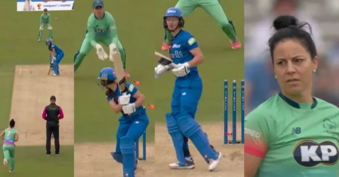 WATCH: Marizanne Kapp cleans up Meg Lanning with an unplayable jaffa in The Hundred 2024