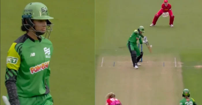 WATCH: Smriti Mandhana walks off dejected after a golden duck against Welsh Fire | The Hundred Women 2024