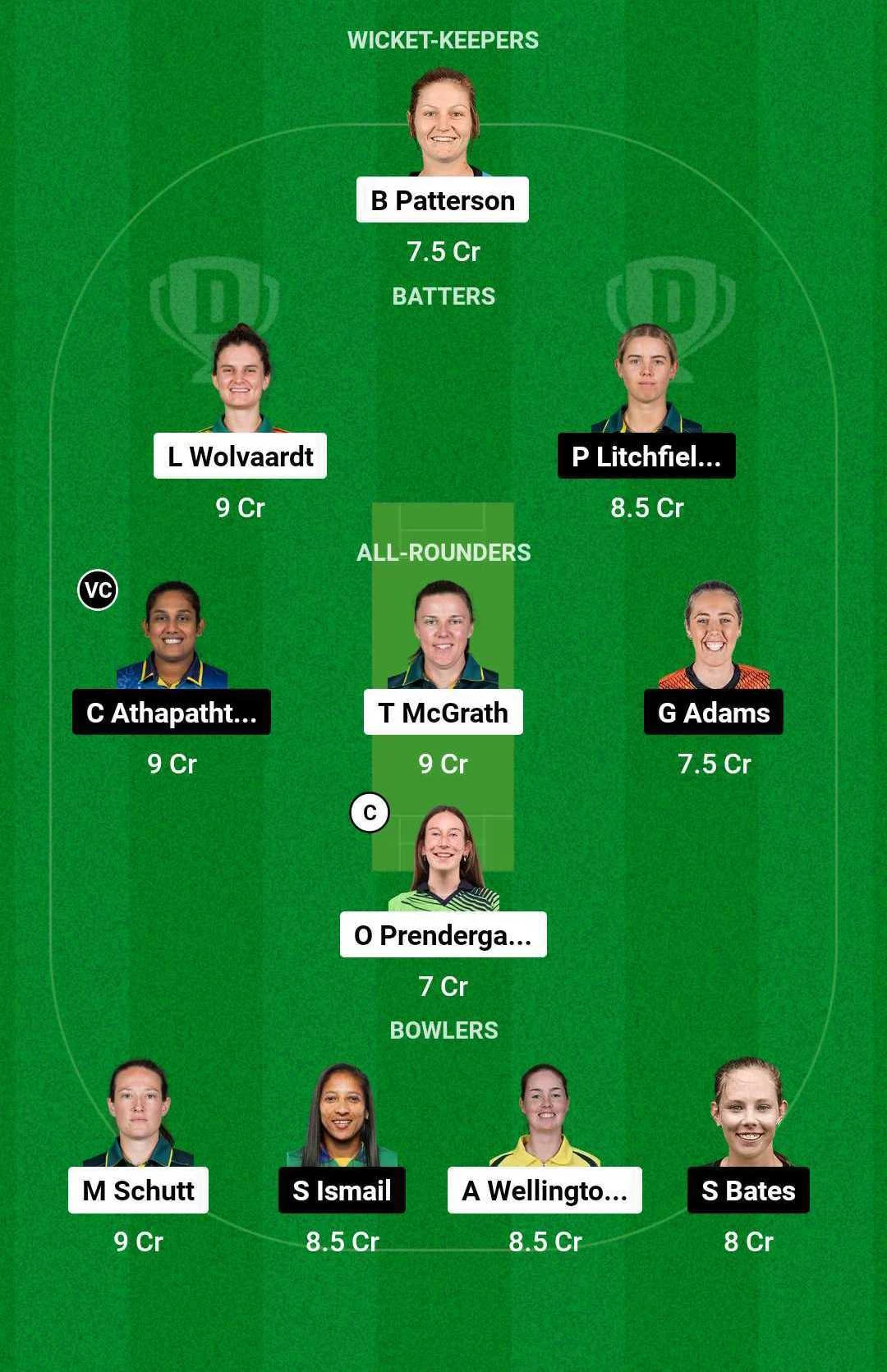 AS-W vs ST-W Dream11 Team for today's match (November 1)