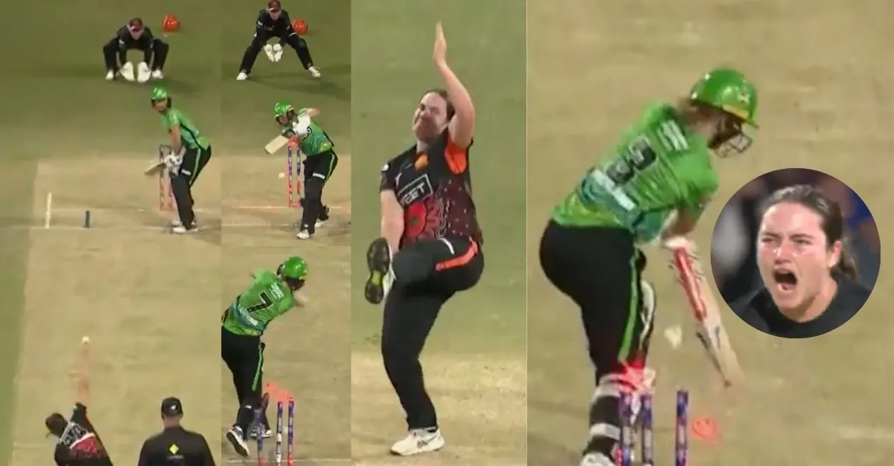 WATCH: Chloe Ainsworth bowls back to back stunners to get the prized scalps of Meg Lanning and Annabel Sutherland in WBBL 2024