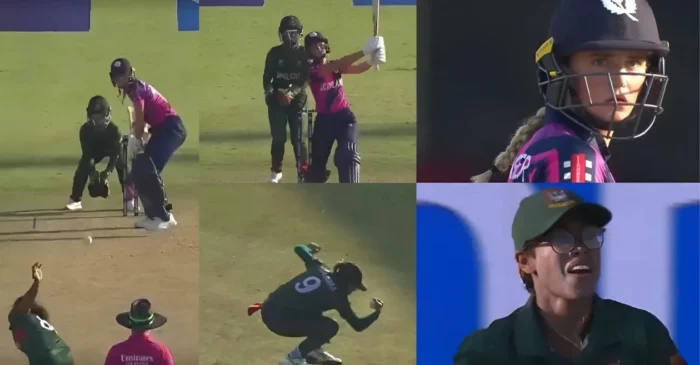 WATCH: Fahima Khatun leaves Darcey Carter speechless with a jaw-dropping catch in the Women’s T20 World Cup 2024