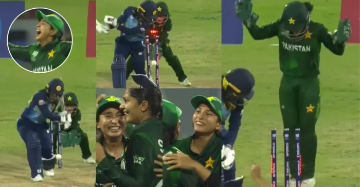 WATCH: Omaima Sohail outfoxes Harshitha Madavi with an unplayable ball in Women’s T20 World Cup 2024