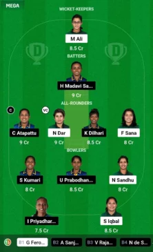 PK-W vs SL-W Dream11 Prediction Picks