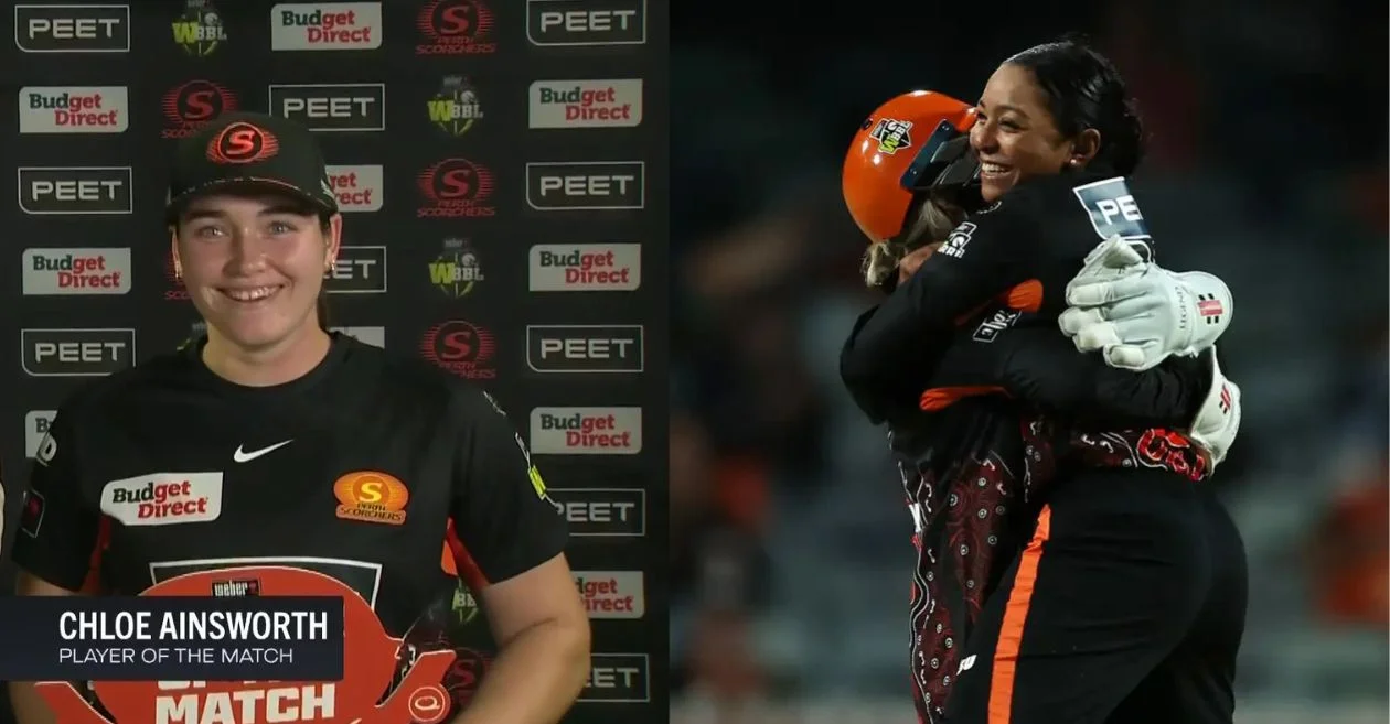 WBBL 2024: Chloe Ainsworth steers Perth Scorchers to victory over Melbourne Stars in a low-scoring game