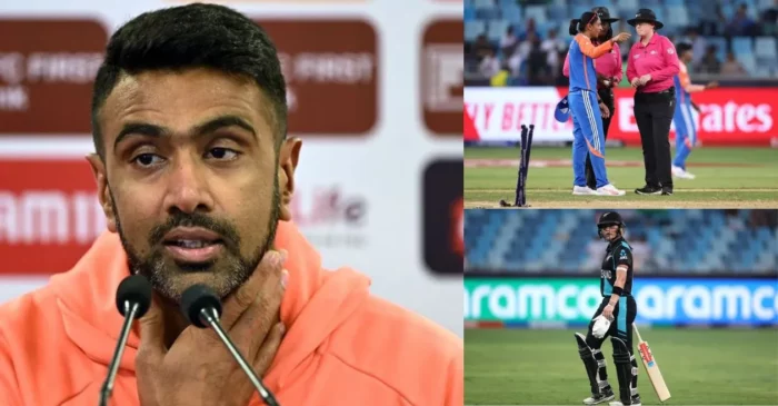 Ravichandran Ashwin reacts to the Amelia Kerr non-run out controversy; deletes the post