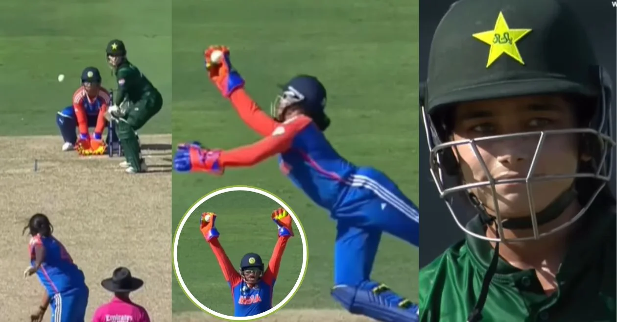 WATCH: Richa Ghosh takes a sublime one-handed catch to dismiss Fatima Sana in Women’s T20 World Cup 2024