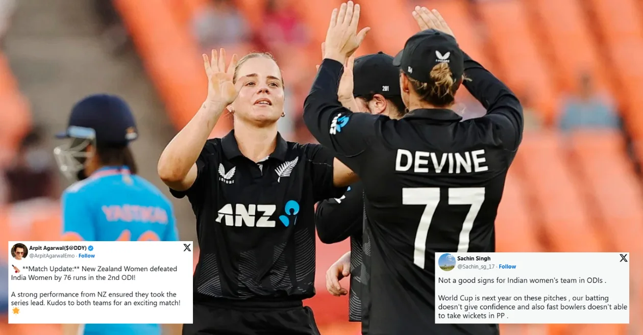 Twitter reactions: New Zealand levels the ODI series with commanding victory over India