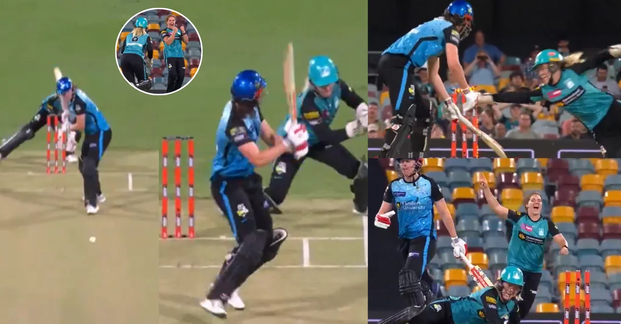 WBBL 2024 [WATCH]: Georgia Redmayne’s lightning-fast stumping to remove Tahlia McGrath