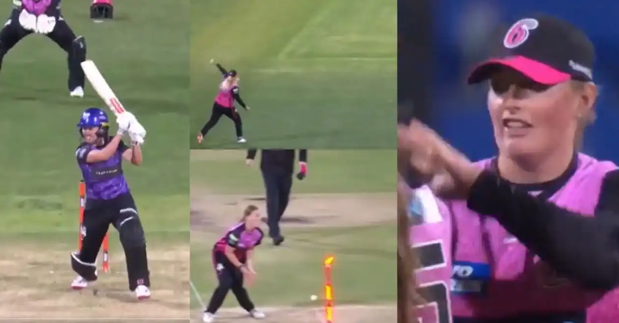 WATCH: Sophie Ecclestone hits the bullseye to run out Molly Strano in WBBL 2024