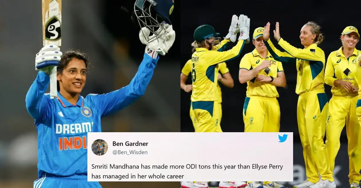 Twitter reactions: Smriti Mandhana’s blazing ton in vain as Australia beat India in 3rd Women’s ODI to register clean sweep