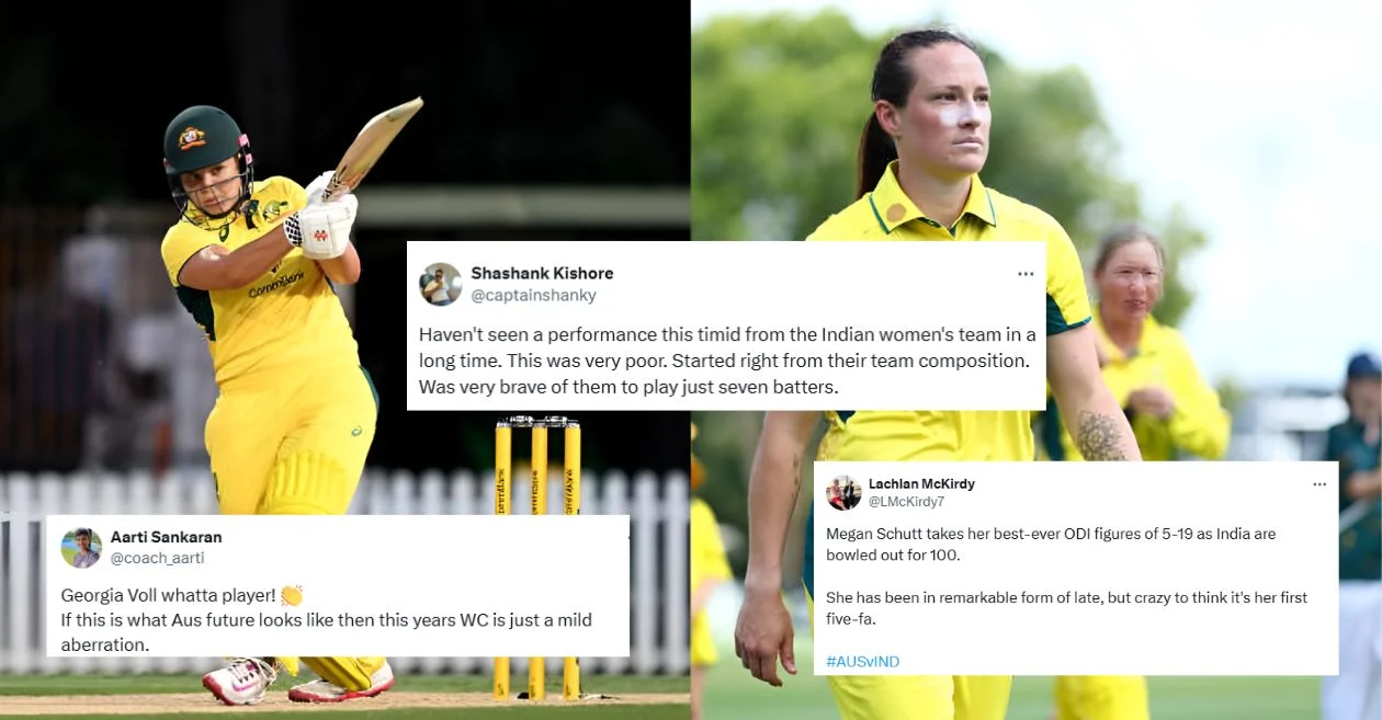 Megan Schutt and Georgia Voll shine as Australia defeat India by five-wickets in 1st Women ODI