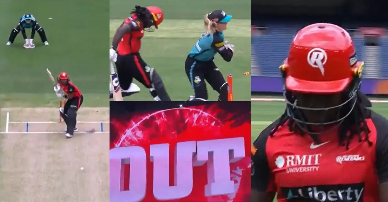 WBBL 2024 Final [WATCH]: Deandra Dottin suffers a rare and unusual diamond duck during MR-W vs BH-W game