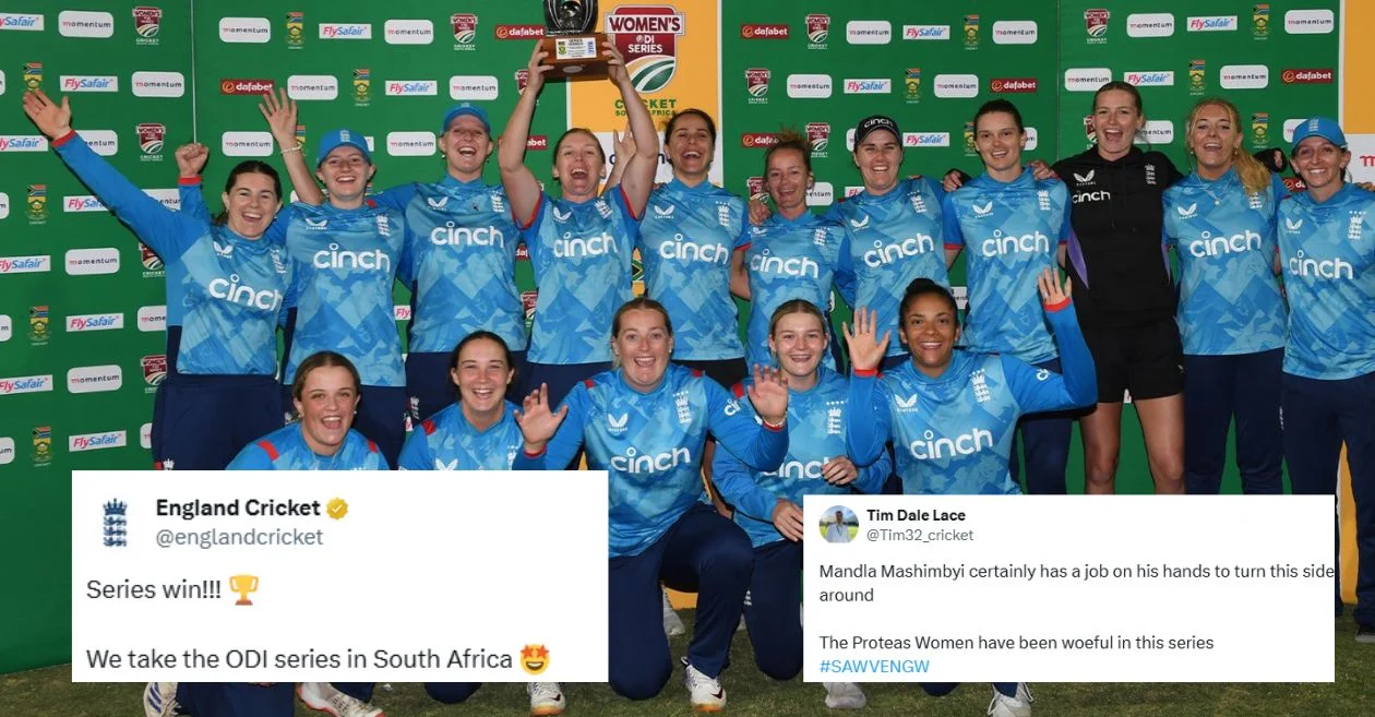 Twitter reactions: England clinch series with six-wicket win over South Africa in rain-affected 3rd Women’s ODI