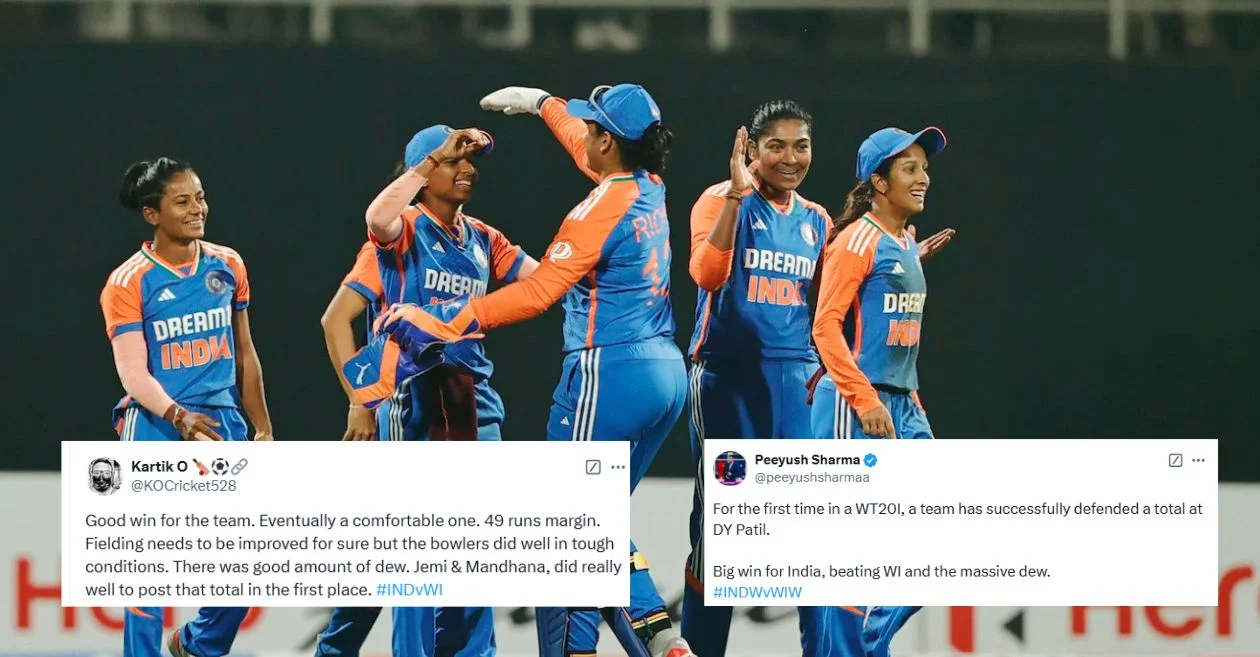 Twitter reactions: Jemimah Rodrigues, Titas Sadhu help India beat West Indies in the 1st Women’s T20I