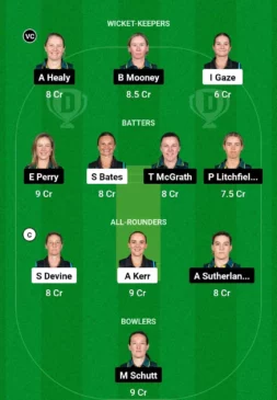 NZ-W vs AUS-W Dream11 Team for today’s match (December 23, 1000 pm GMT)