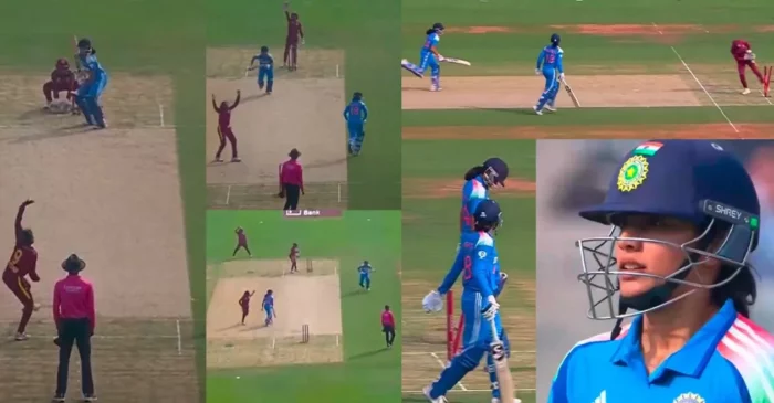 IND vs WI [WATCH]: Smriti Mandhana’s mix-up results in disastrous run-out during 2nd Women’s ODI