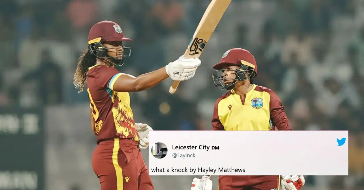 Fans go wild as Hayley Matthews guides West Indies to a series-leveling win over India in 2nd Women’s T20I