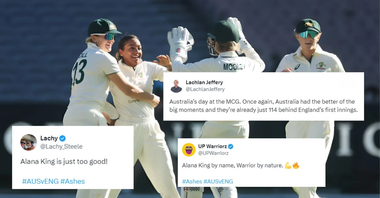 Twitter reactions: Alana King’s brilliance gives Australia upper hand against England on Day 1 of the pink-ball Test | Women’s Ashes 2025