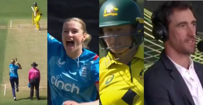 WATCH: Mitchell Starc provides a playful commentary on Alyssa Healy’s dismissal, creating a memorable Ashes moment