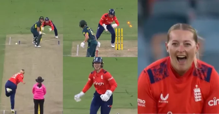 AUS vs ENG [WATCH]: Sophie Ecclestone outfoxes Beth Mooney with her masterful bowling in the 2nd T20I