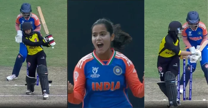 WATCH: Vaishnavi Sharma picks up a hattrick during India’s thumping win over Malaysia | ICC U19 Women’s T20 World Cup 2025