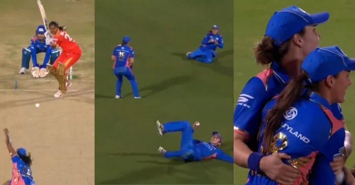 WPL 2025 [WATCH]: Amelia Kerr pulls off an outstanding catch to dismiss Dayalan Hemalatha