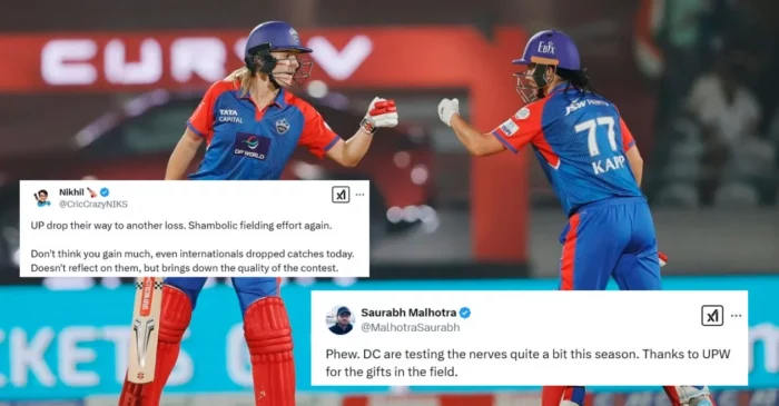 Twitter reactions: Meg Lanning powers Delhi Capitals to a nail-biting last-over win against UP Warriorz in WPL 2025